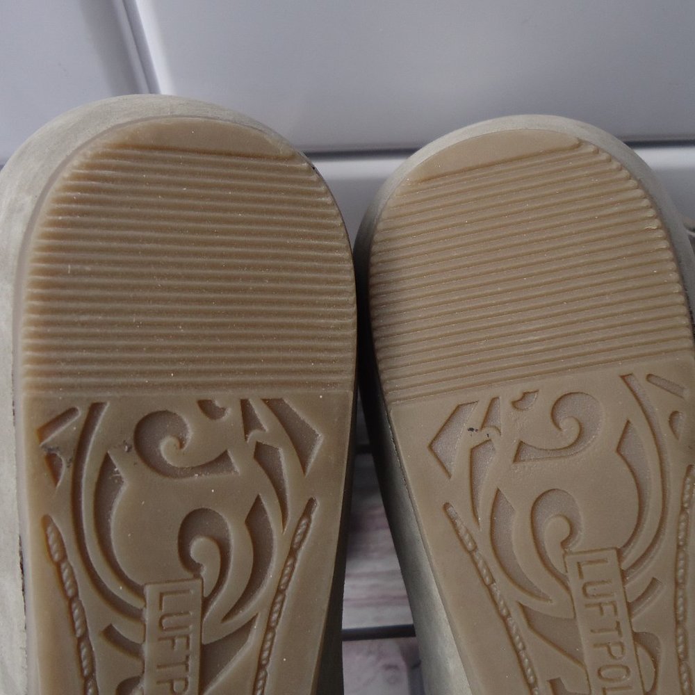 SIZE US 8.5. ARA Luftpolster nubuck leather slingback wedge sandals. - Picture 15 of 16